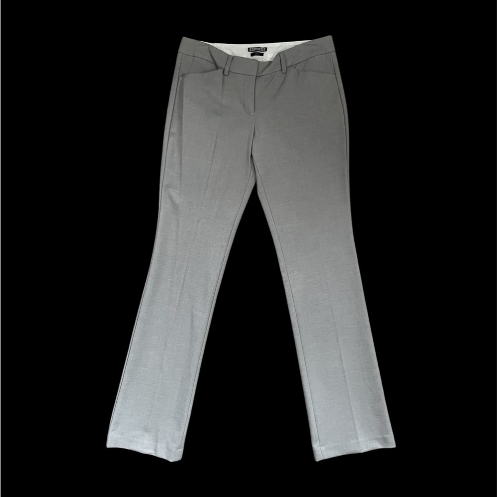Express Editor Gray Trousers Dress Pants